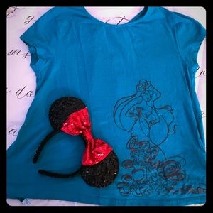 NWOT DISNEY 👑LITTLE MERMAID 👑couture top🧜🏻‍♀️